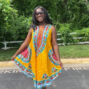 Ankara Dress, Dashiki Dress, African  Dress, Ankara Maxi Dress, Summer Dress