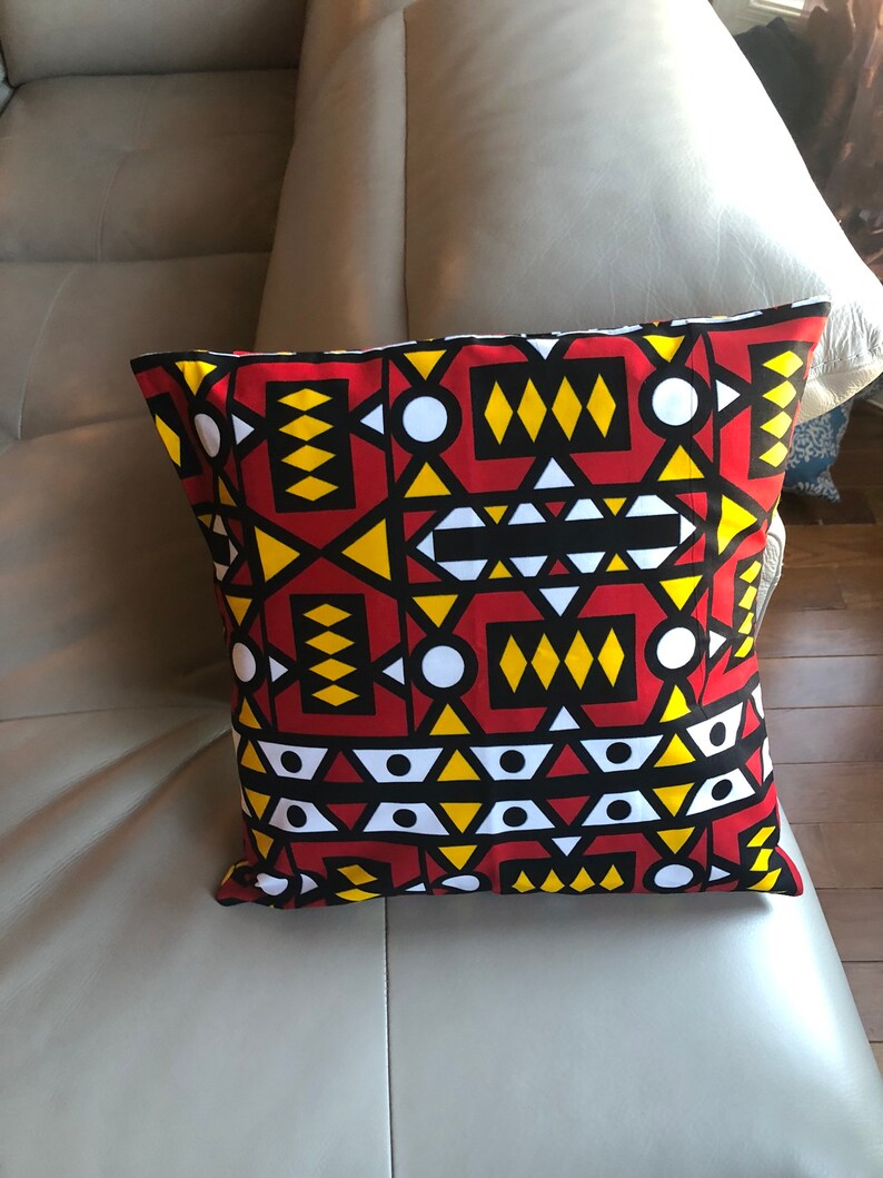 Decorative Pillow Covers African Print Throw Pillow Kente Etsy