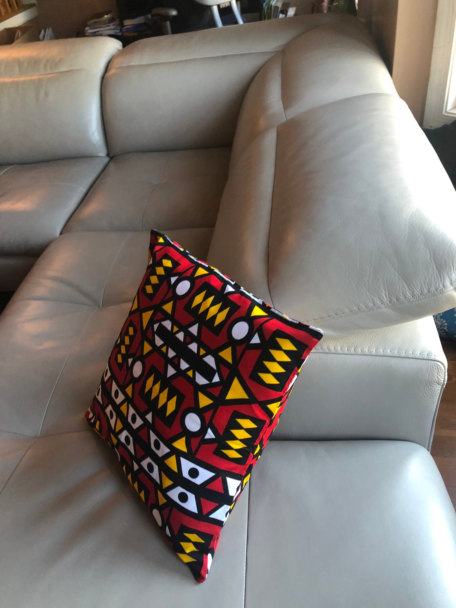 Decorative Pillow Covers African Print Throw Pillow Kente Etsy