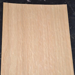 White Oak Raw Wood Veneer Sheet 6 x 43 inches