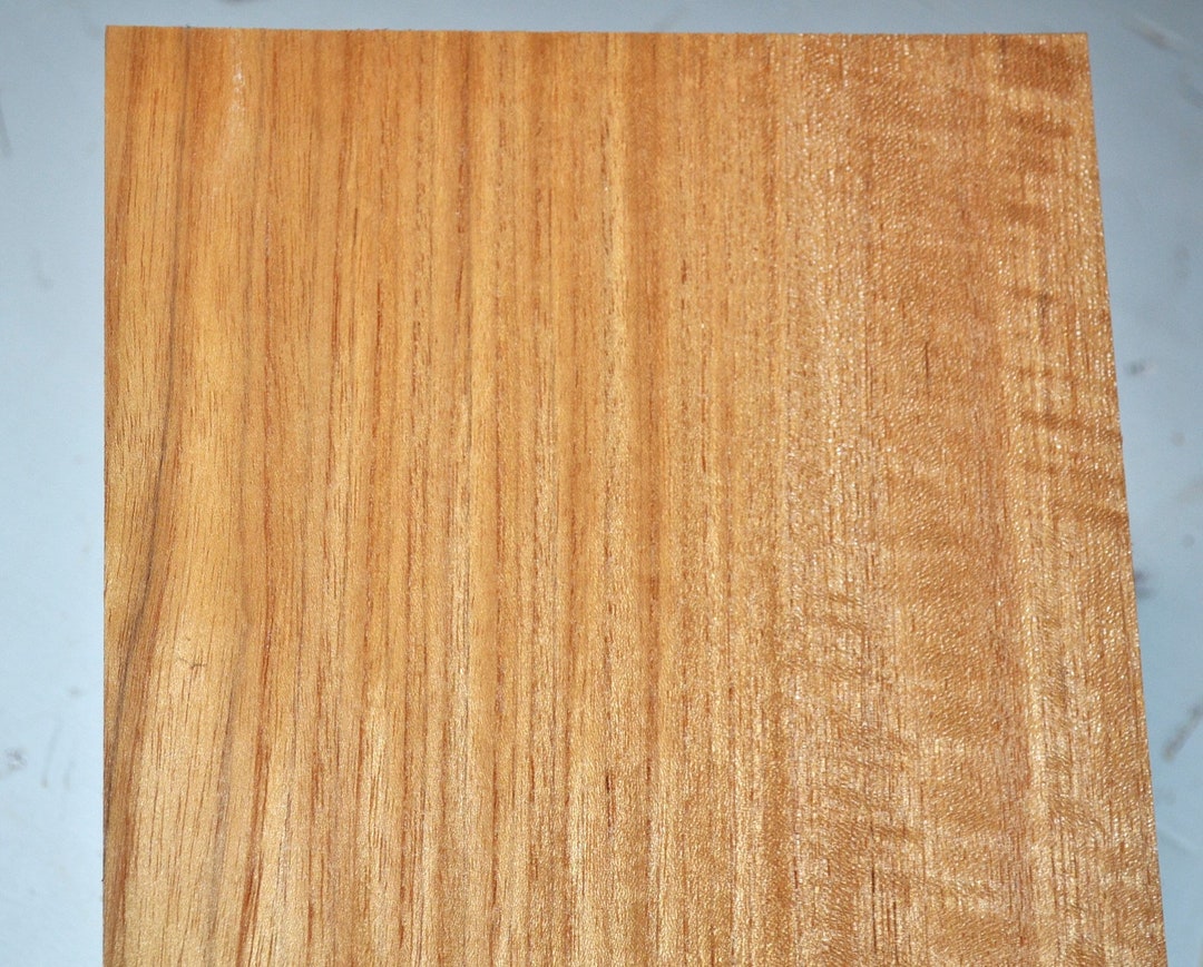 Teak Raw Wood Veneer Sheet 7 X 27 Inches 1/42nd or .6mm Thick Etsy