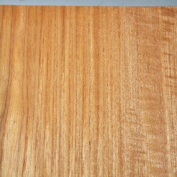 Teak Raw Wood Veneer Sheet 7 x 27 inches 1/42nd or .6mm thick