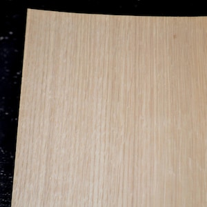 White Oak Raw Wood Veneer Sheet 7.5 x 40 inches