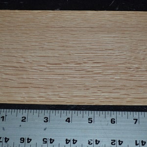 White Oak Raw Wood Veneer Sheet 4.5 x 44 inches