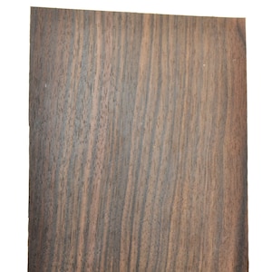 MacassarEbony Raw Wood Veneer Sheet 4.5 x 14 inches 1/42nd or .6mm thick