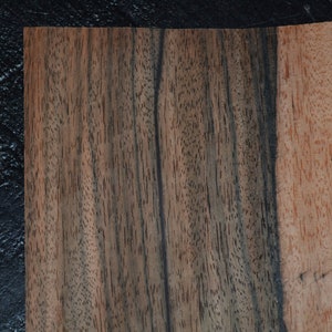 Ebony Raw Wood Veneer Sheet 4.5 x 22 inches 1/42nd or .6mm thick