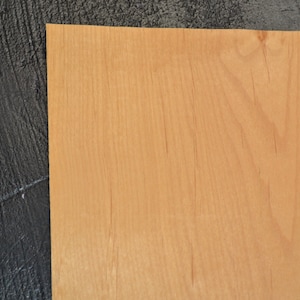 Alder Raw Wood Veneer Sheet 5.5 x 44 inches 1/42nd or .6mm thick