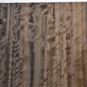 Fumed Eucalyptus Wood Veneer Sheet 8 x 23 inches 1/42nd