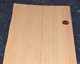 Hemlock Raw Wood Veneer Sheet 6 x 19 inches Old Growth, its different!!!!