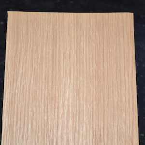 White Oak Raw Wood Veneer Sheet 6 x 38 inches