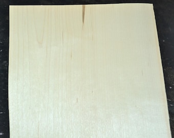Maple Raw Wood Veneer Sheet 9 x 26 inches