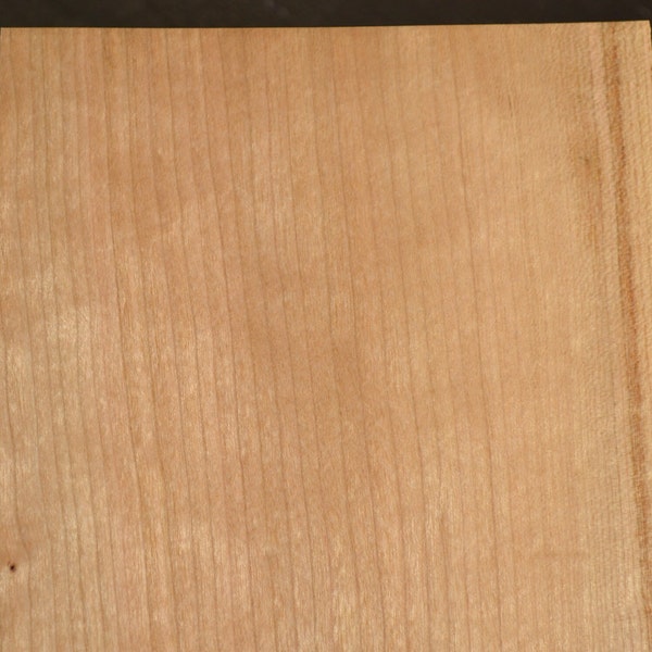 Cherry Raw Wood Veneer Sheet 6 x 38 inches BLEMISHED