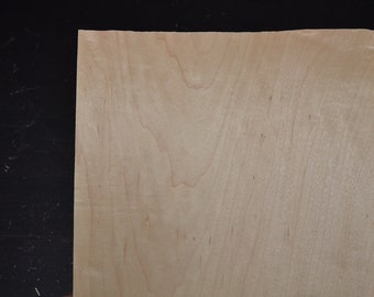 Maple Raw Wood Veneer Sheet 10 x 19 inches  Blemished