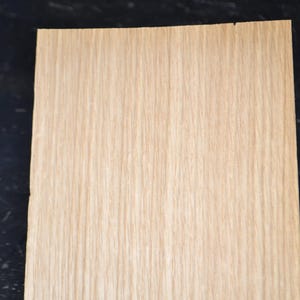 White Oak Raw Wood Veneer Sheet 6.5 x 39 inches