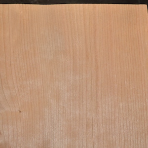 Feuille de placage de bois brut de cerisier 8 x 33 pouces