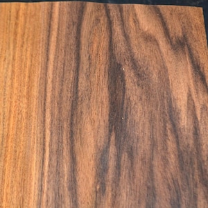Pao Ferro Raw Wood Veneer Sheet 6.5 x 40 inches 1/42nd or .6mm thick