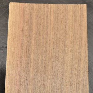 Walnut Raw Wood Veneer Sheet 5 x 36 inches 1/42nd or .6mm thick  BLEMISHED