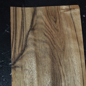 Black Limba Raw Wood Veneer Sheet 4.5 x 34 inches 1/42nd or .6mm thick