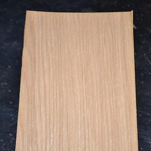 White Oak Raw Wood Veneer Sheet 6 x 38 inches