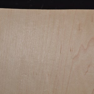 Feuille de placage de bois brut d&#39;érable 8 x 18,5 pouces