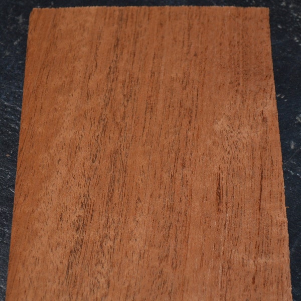 Big Leaf Mahogany Wood Veneer Sheet 4 x 12 inches