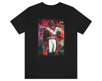 Toussaint Louverture Abstract T-Shirt: Haitian Pride Clothing