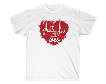 Haiti with love heart T-shirt- Haiti Shirt- Haiti Clothing- Haitian Flag- Haiti Gift- Caribbean- Haitian Pride - Haitian American