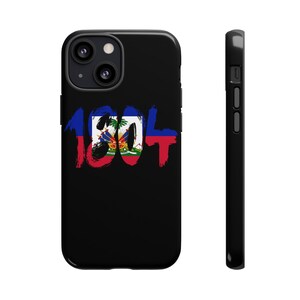Haiti Flag Phone Case: Impact Resistant Polycarbonate afbeelding 10
