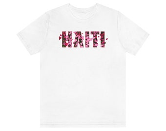 Haiti Flowers T-Shirt: Haitian Pride Caribbean Tee