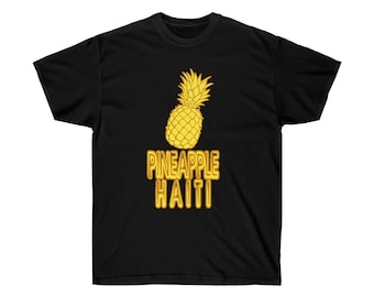 Pineapple Haiti T-Shirt: Haitian Pride Caribbean Tee