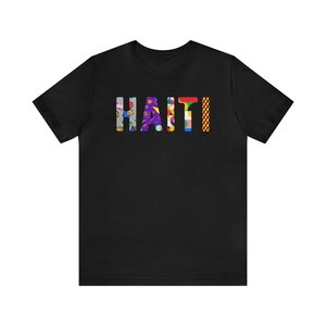 Haiti 90's Style Logo - Haiti Shirt- Haiti Clothing- Haitian Flag- Haiti Gift- Caribbean- Haitian Pride - Haitian American