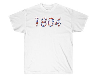 1804 Haiti Flag T-shirt: Red White Blue Camouflage
