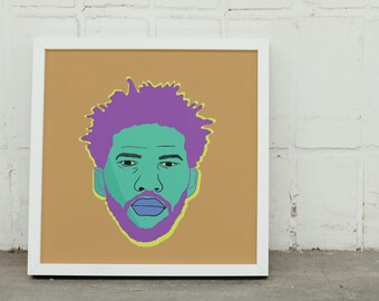 Joel Embiid Digital Print / Philadelphia 76ers Imprimible DESCARGA INSTANTE