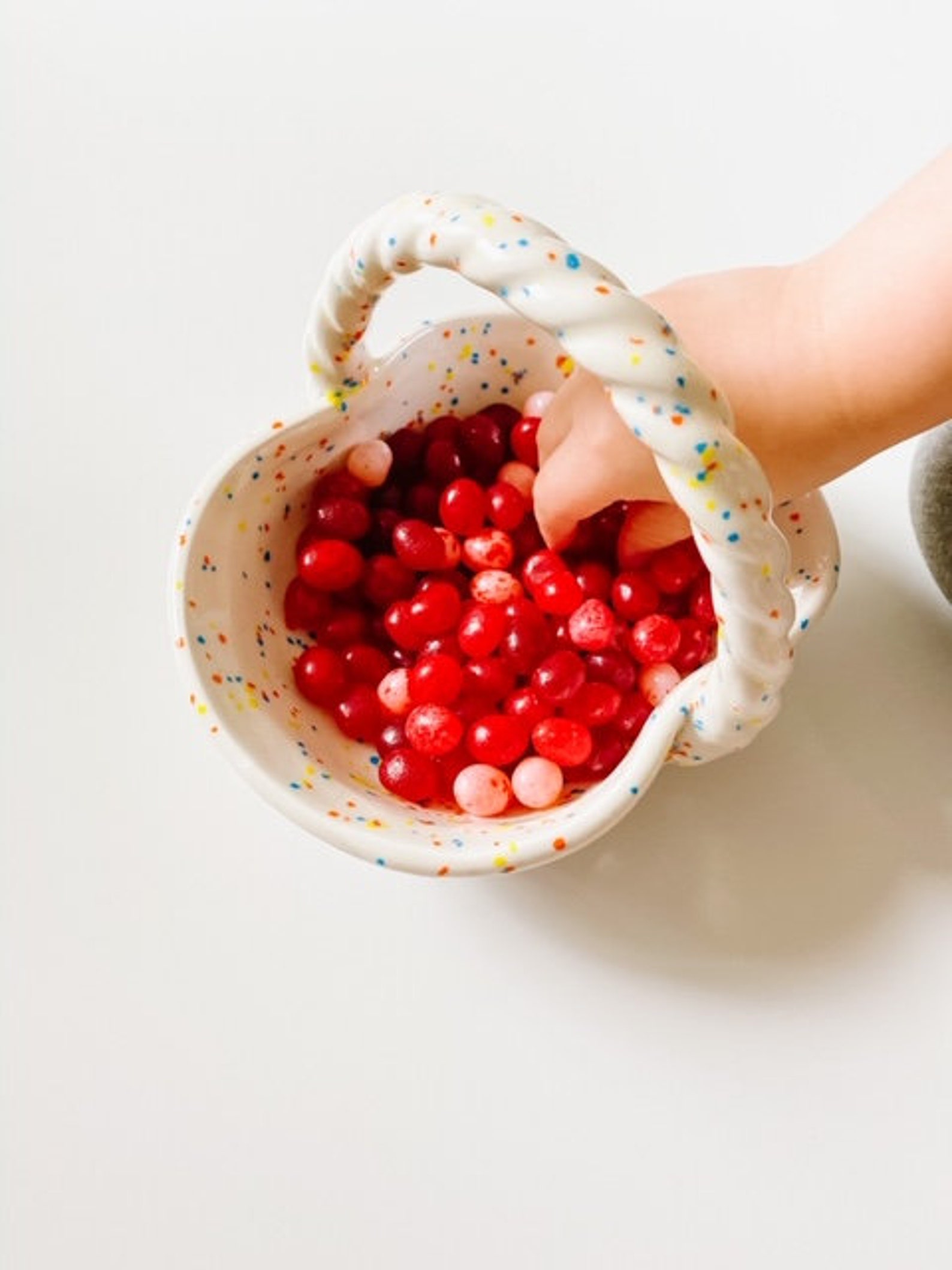 Ceramic Easter Basket, Easter Decor, Easter Decorations, Easter Basket