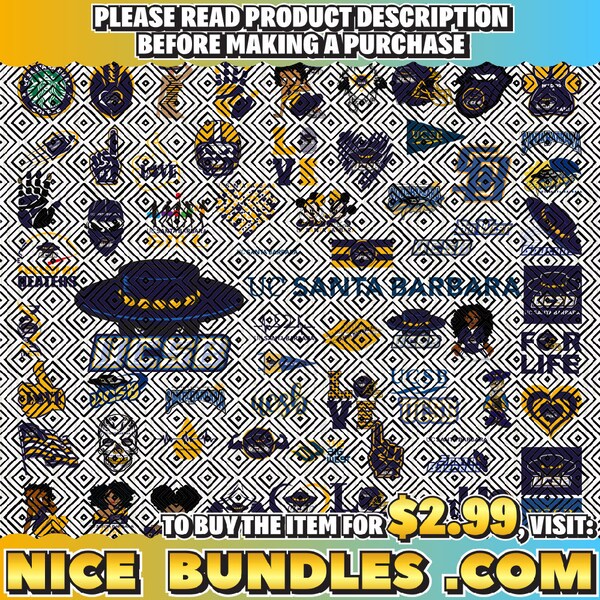 67 Files U-C-Santa-Barbara-Gauchos Team Bundle Svg, U-C-Santa-Barbara-Gauchos Svg, N-C-A-A Teams svg, N-C-A-A Svg, Instant Download