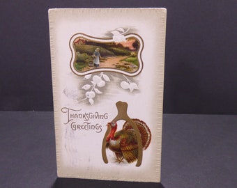 Vintage Thanksgiving postcard