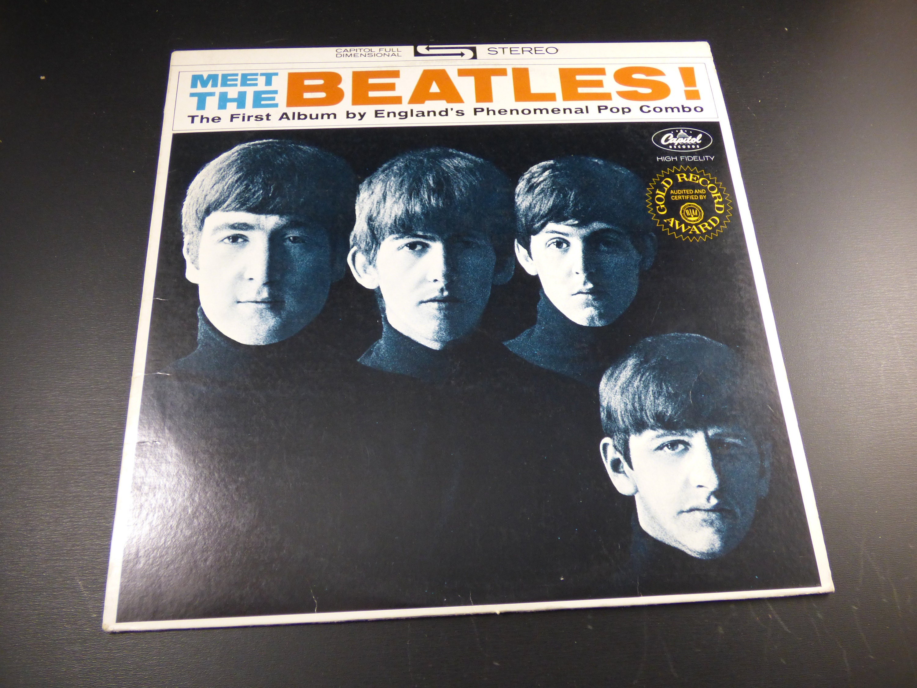 1987 Meet The Beatles The First Album By England's Etsy