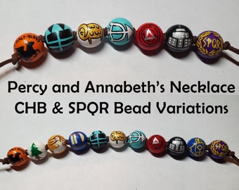 CHB/SQPR Percy and Annabeth's Camp Half-Blood Bead Necklace