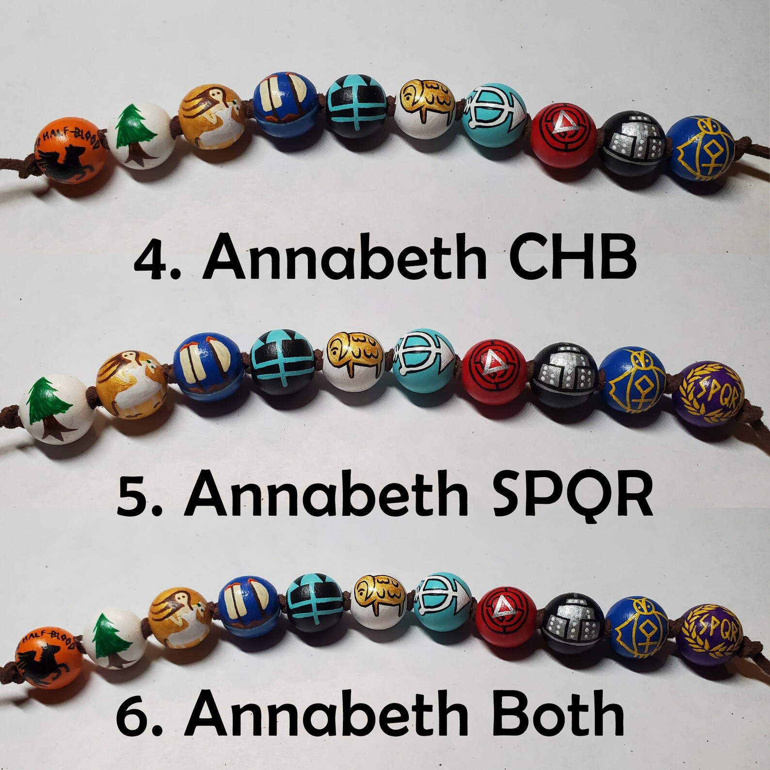 CHB/SQPR Annabeth's Camp Halfblood Bead Necklace Etsy