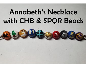 CHB/SQPR Collar de cuentas mestizas del campamento de Annabeth