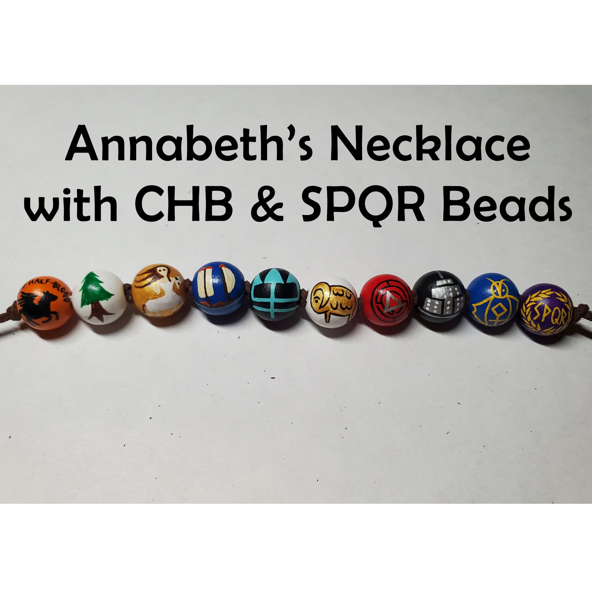 CHB/SQPR Annabeth's Camp Halfblood Bead Necklace Etsy