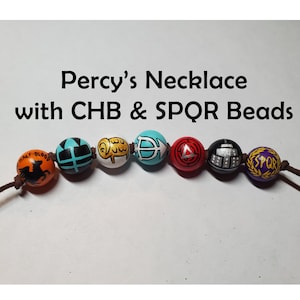Clasp Percy & Annabeth's Camp Half Blood Bead Necklace