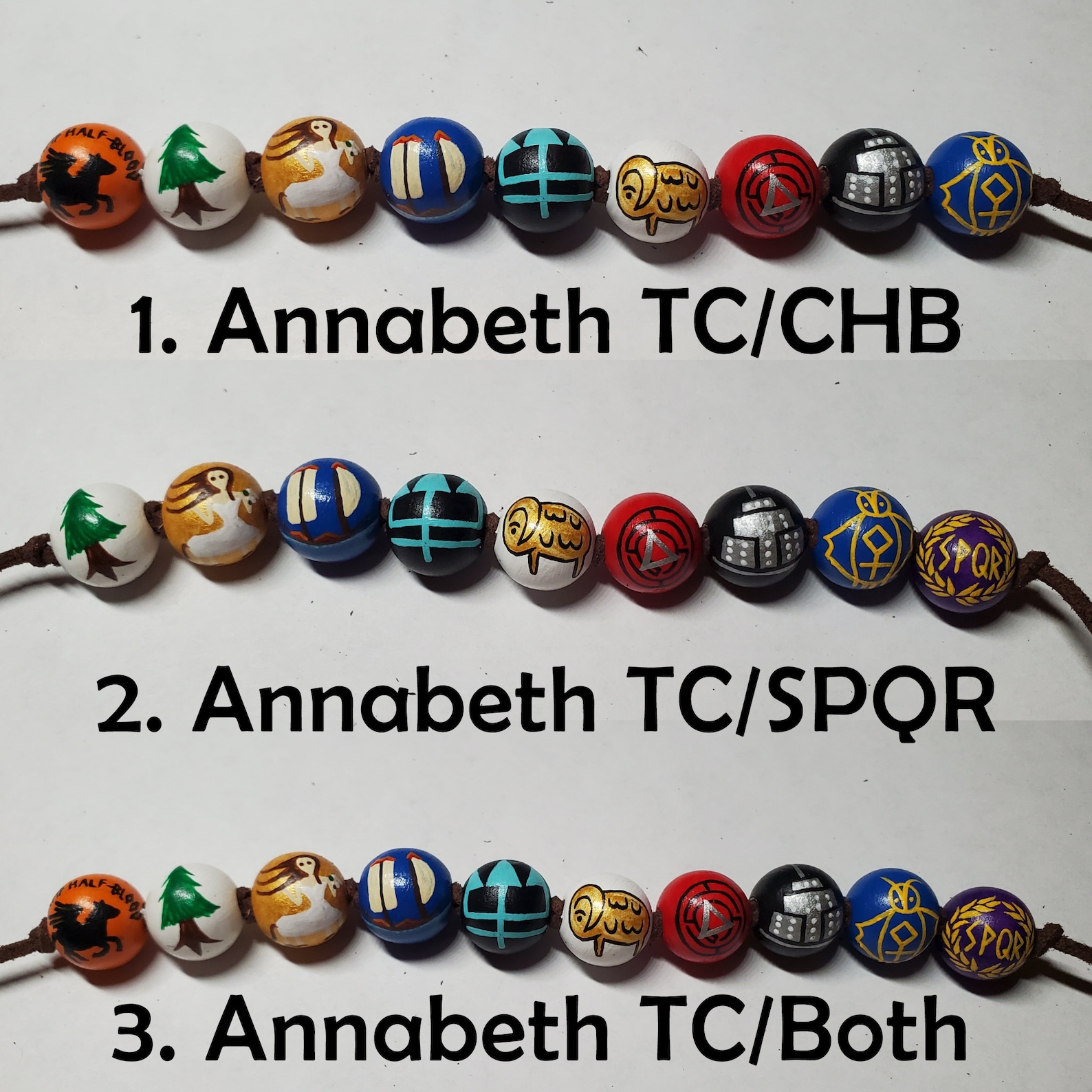 CHB/SQPR Annabeth's Camp Halfblood Bead Necklace Etsy
