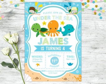 ocean birthday etsy