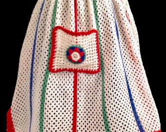 Dainty Dishcloth Vintage Apron