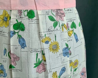 Pleats and Petals Vintage Apron