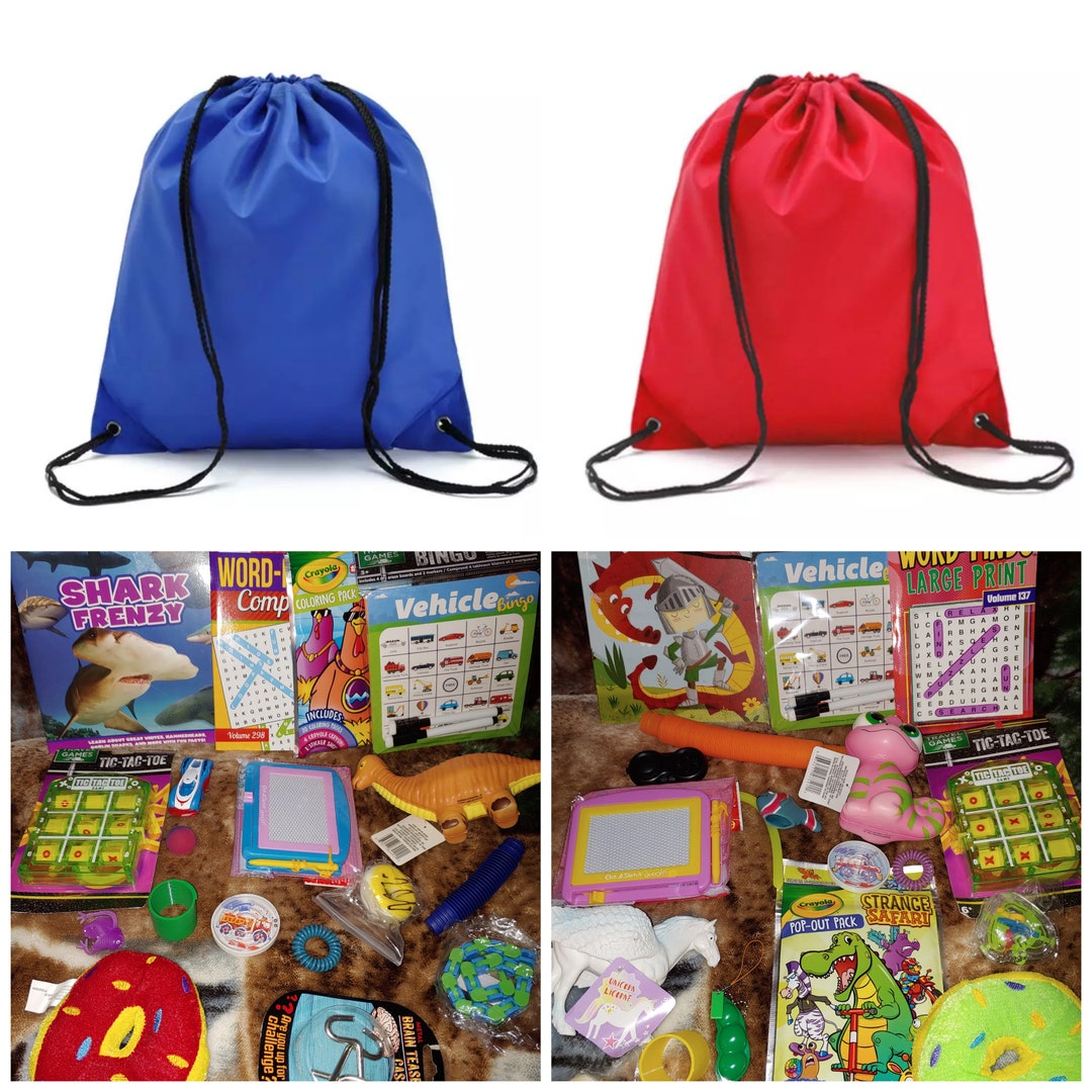Kids Comfort Bag Sensory Fidget & Fun Toys Drawstring Bag Etsy
