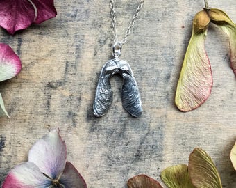Image result for silver sycamore seed pendant
