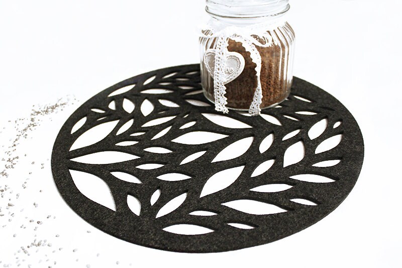 Felt placemat modern placemat stylish placemat table Etsy