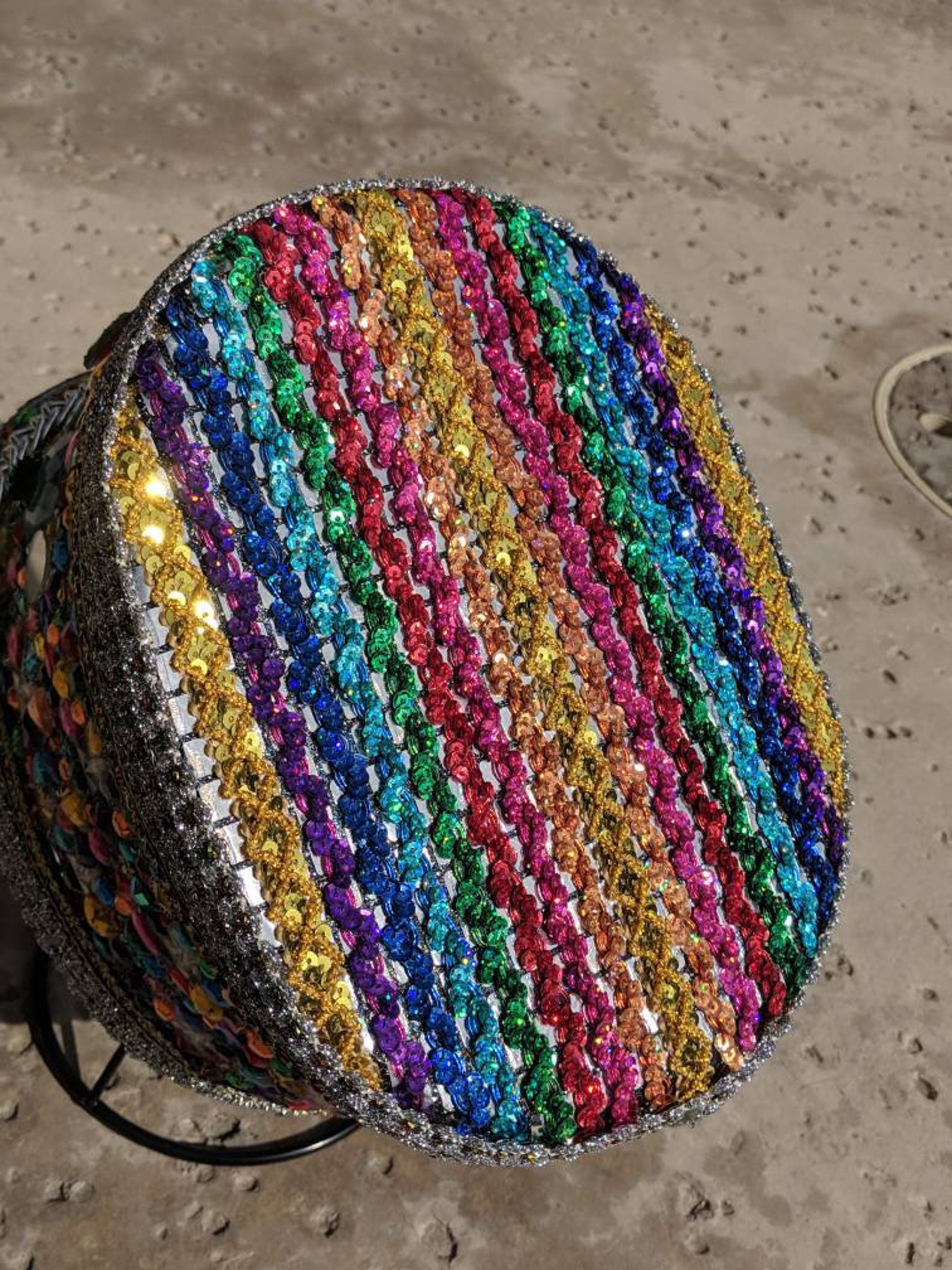 Festival Military Hat Rainbow Rave Pride Army main image 1